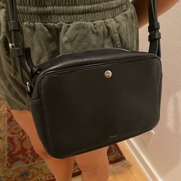 Theory Black Crossbody Bag - Picture 5 of 8